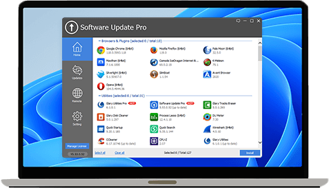 Software Update screenshot